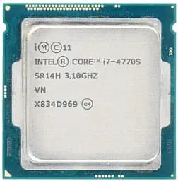Процессор Intel Core i7 4770s 3.1-3.9 GHz, LGA1150 65W Б/У