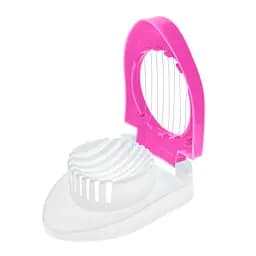 Яйцерізка овочерізка для нарізки слайсами, соломкою та кубиками яєць овочів грибів MagicKitchen, Kitchen Master Рожевий 85067