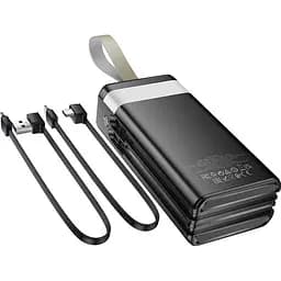 Зовнішній акумулятор Hoco DB58 Plentiful 30000mAh 22.5W Black [161328] - мініатюра 2