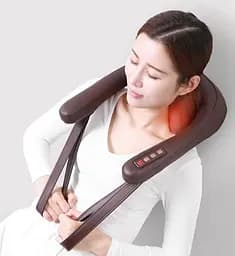 Роликовий масажер JinKaiRui SL-595 для масажу шиї, спини і плечового відділу