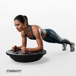 Балансувальна платформа EasyFit BOSU 60 см чорна - мініатюра 3