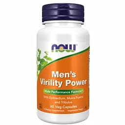 Бустер тестостерона Now Foods Men's Virility Power 60 vcaps