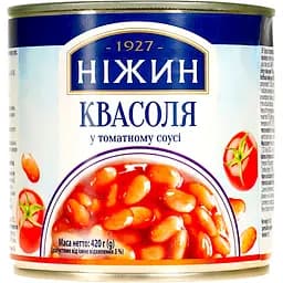 Квасоля Ніжин у томатному соусі 420 г з/б (943019)