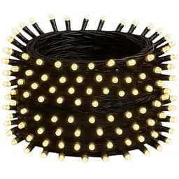 Різдвяна світлодіодна гірлянда 7х0.6м для приміщень і вуличного використання 320 світлодіодів LED стрічка 220 В Тепло білий