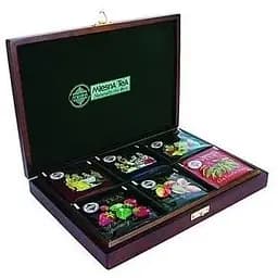 Набір чорного чаю Mlesna Колекція знавця 6 видів в пакетиках дерев'яна коробка 60 г