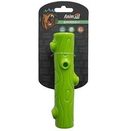 Игрушка AnimAll GrizZzly хрустящая палочка зеленая
