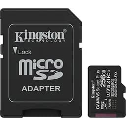 Карта пам'яті Kingston MicroSDXC 256GB Canvas Select Plus Gen3 class 10 + adapter SD (SDCS3/256GB)