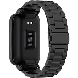 Ремінець-бампер DK для Xiaomi Mi Band 7 Pro Fitlink Steel Watch Band (black) - мініатюра 2