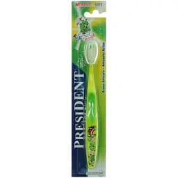 Дитяча зубна щітка President Kids-Junior 5-11 років зелена