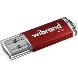 Флеш накопитель USB 4Gb Wibrand Cougar Red USB 2.0 (WI2.0/CU4P1R)