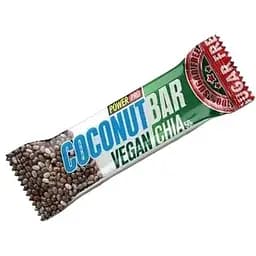 Блок батончиков Power Pro Coconut Bar Vegan Chia Sugar Free 20 x 50 г