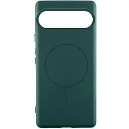 Чохол Silicone Cover Lakshmi (AA) with MagFit для Google Pixel 9 / 9 Pro Зелений / Dark green