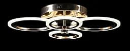 Люстра стельова LED Splendid Ray LK65/2+2, 80W, золото/білий, сучасний стиль з пультом - мініатюра 4