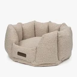 Лежак ортопедичний для собак "Shell Teddy" тауп XS(50*55см)