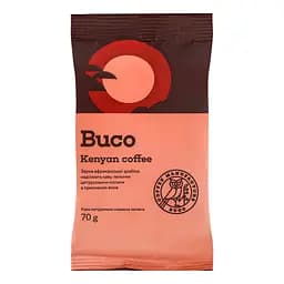 Кава мелена натуральна Buco Kenyan coffee, смажена, 70 г (901954)