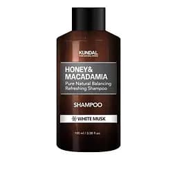 Шампунь восстанавливающий «Белый мускус» 100 мл Kundal Honey & Macadamia Nature Shampoo White Musk