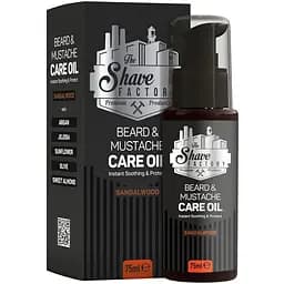 Олія для бороди та вусів The Shave Factory Beard & Moustache Care Oil 75 мл