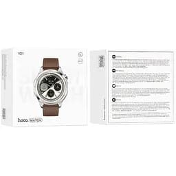 Смарт-годинник Hoco Y21 Smart Sports Watch (call version) Silver - мініатюра 3