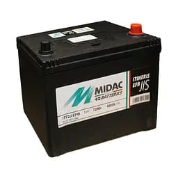 Аккумулятор 6СТ-72A MIDAC ITINERIS EFB- STOP & START Asia, 12V, 72Ah (-/+), EN660А