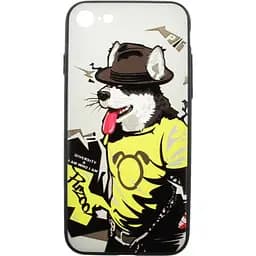 Чохол-накладка PUZOO TPU Case with UV Printing Hip Hop iPhone 7/8/SE 2020 RAP Alaskan Grey