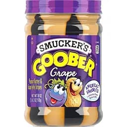 Паста арахисовая Smucker's с виноградными полосками 510 г