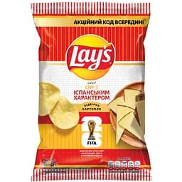Чипсы картофельные Lay's со вкусом сыра (испанский характер) 95 г