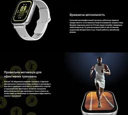 Смарт-часы Smart Watch Xiaomi Redmi Watch 5 Active 2 (320х385) LCD 470мАч Mate Silver - мініатюра 11