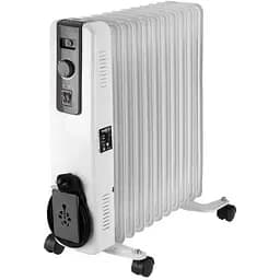 Масляный обогреватель Neo Tools 2500 Вт, площадь обогрева 30 кв.м., напольный, белый (90-153)