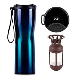 Термокружка Xiaomi Kiss Kiss Fish MOKA Smart Coffee Tumbler 430ml Blue - мініатюра 1