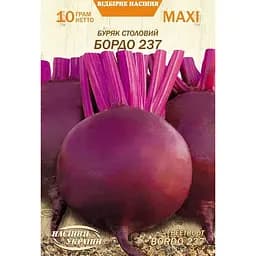 Семена Свекла столовая Насіння України Бордо 237 Maxi 10 г (683700)