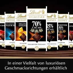 Шоколад чорний Lindt Excellence з мигдалем, фундуком та журавлиною 100 г - мініатюра 7