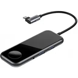 Адаптер хаб Baseus Multifunctional Type-C to 2xUsb3.0 HDMI 3.5mm+ PD + iWatch CAHub-AZ0G