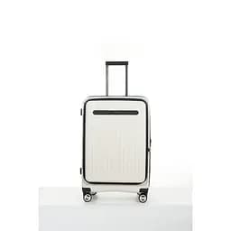 Чемодан Bagland Velo М 72 л белый (00322024)