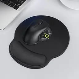 Килимок для мишки Hoco GM30 (230*215mm) with wrist rest Black - мініатюра 4