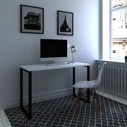 Компьютерный стол с массивной толстой столешницей Loft FHX-1 Белый