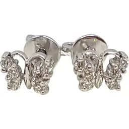 Золоті сережки-пуссети Імперія золота з фіанітами. СП100БИ