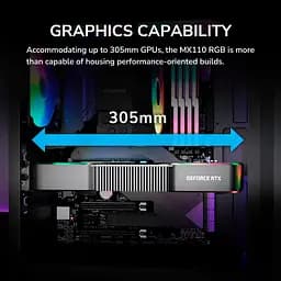 Корпус Cougar MX110 Uniface RGB Black (MX110 RGB) - мініатюра 13