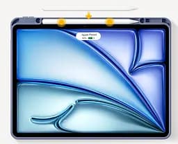 Чохол-книжка CDK для Apple iPad Air 13" M3 2025 екошкіра/силікон Smart Case cлот стилус (017899) lavender - мініатюра 6