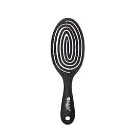 Щітка для волосся масажна продувна скелетна Salon Professional 18200P SL, чорна