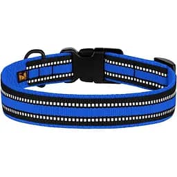 Нашийник для собак BronzeDog Mesh, розмір М, 30-40х2 см, синій - мініатюра 2