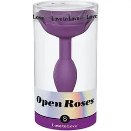 Анальная пробка Love To Love Open Roses 11.5 см (фиолетовый)