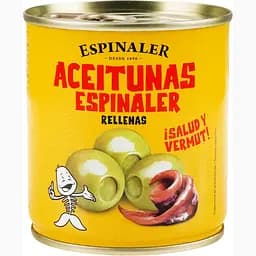 Оливки Espinaler фаршировані анчоучасами 200 г