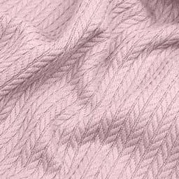 Плед-покривало Cosas Knitted Braid Blush косичка 75х95 см (Blanket_11Blush_KnittedBraid_75x95) - мініатюра 4