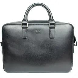 Шкіряна ділова сумка Briefcase 2.0 чорний Саф'яно