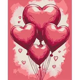 Картина за номерами ArtCraft Кульки кохання 40х50 см (16507-AC)