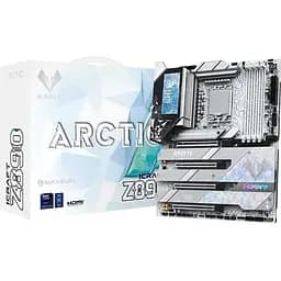 Материнська плата Maxsun iCraft LGA1851, Z890 ARCTIC, Z890, 4xDDR5, Int.Video(CPU), 4xSATA3, 1xPCI-E 16x 5.0, 1x PCI-E 8x 5.0, 2xPCI-E 4x 4.0, 4xM.2, RTL8126, 9xUSB3.2, 2xType-C, DP/HDMI, WIFI7+BT5.4, 16 Phase, Debug, ARGB, ATX - мініатюра 4