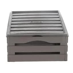 Ящик для зберігання Tina Box з кришкою 41x31x15h сіро-бежевий - мініатюра 2