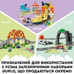 Конструктор LEGO DUPLO Інтерактивний пригодницький потяг 57 деталей (10427) - мініатюра 15