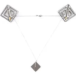 Затискачі для сосків з легкої підвіскою Lockink Adjustable Nipple Clamps With Light Pendant - Grey