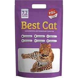 Силікагелевий наповнювач для котячого туалету Best Cat Purple Lawanda 7.2 л (SGL014)